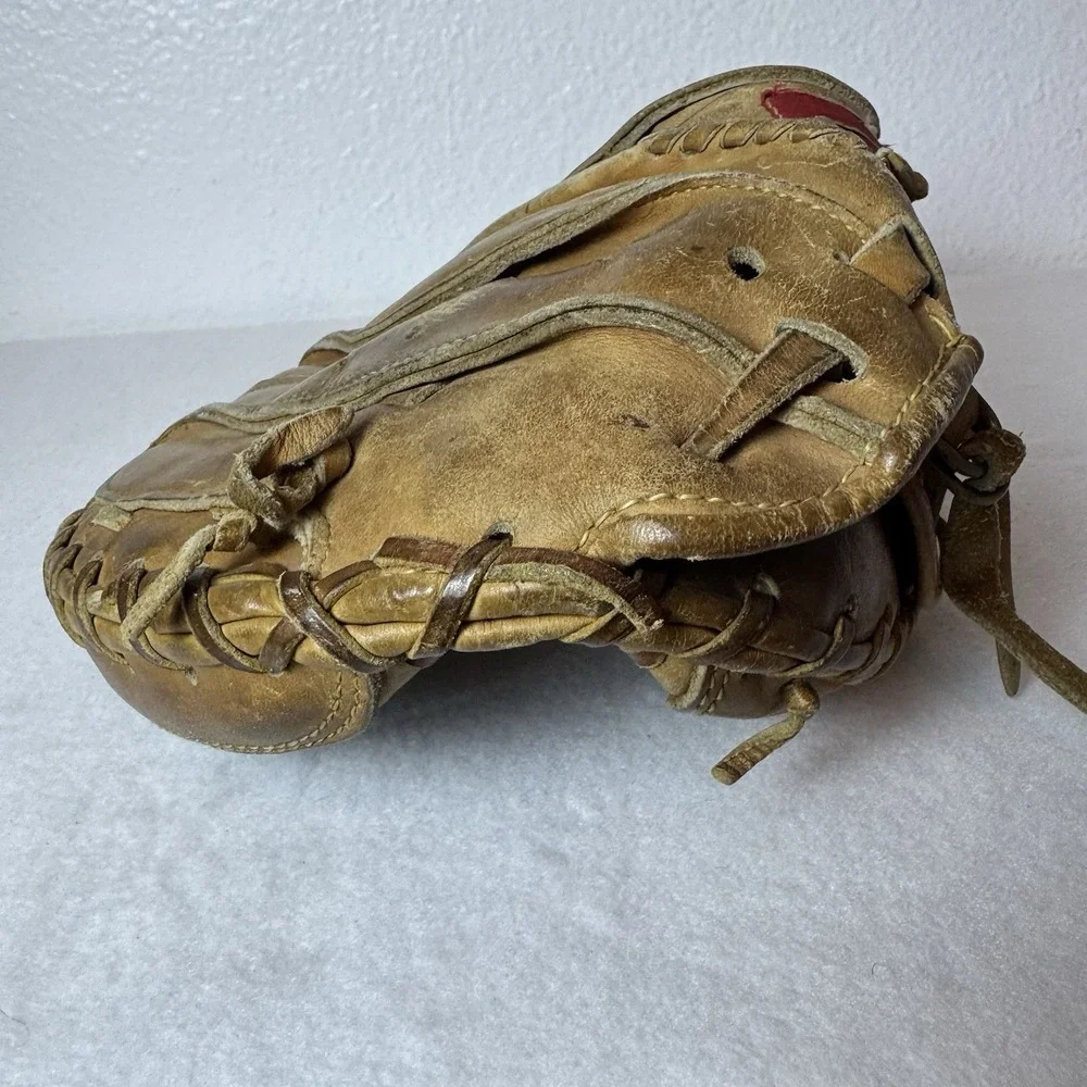 Vintage Rawlings Gold Glove Catchers Mitt HOH Lite Toe Left Hand 210 LTF‎ USA